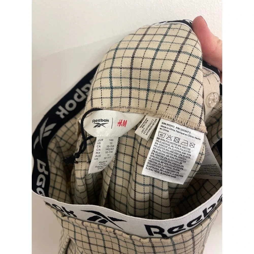 Reebok Checkered‎ Mini Tennis Skirt Coquette Sporty Retro